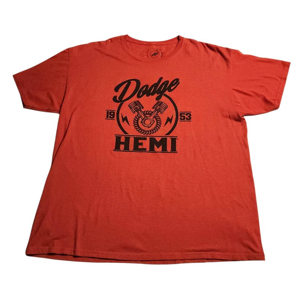 H3 Sportgear Short Sleeve Tshirt Dodge Hemi Red Heather Mens Size XL
